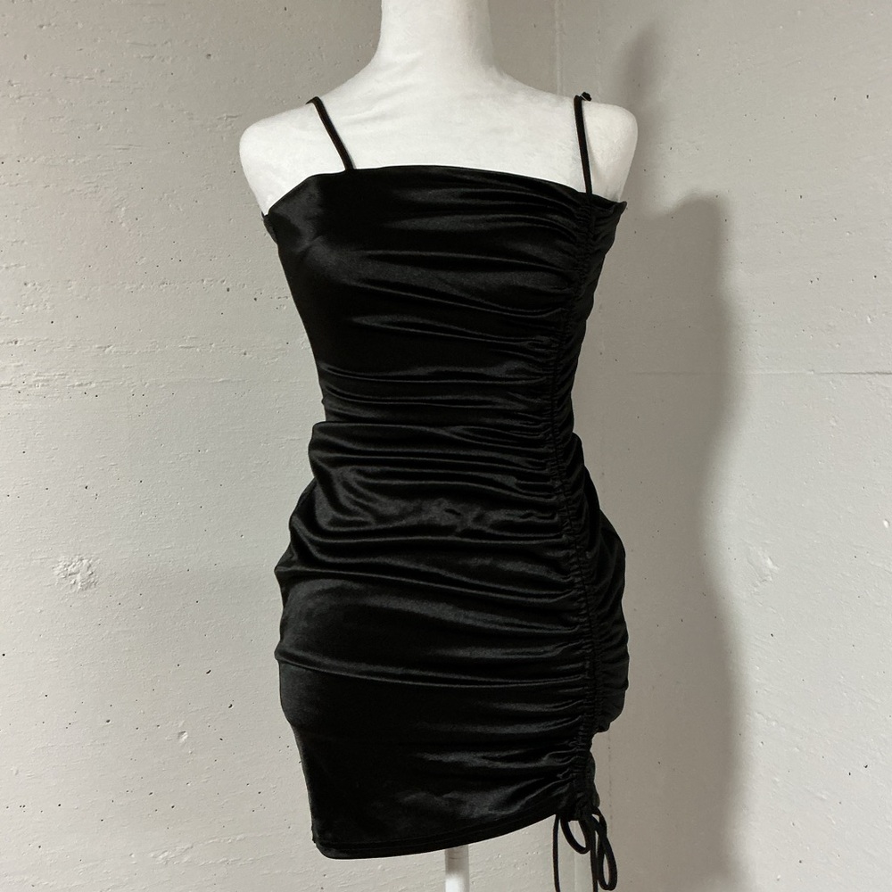 Dress Summer High Sense Lace-up Sexy Halter Spice Bag Hip Skirt small Privi